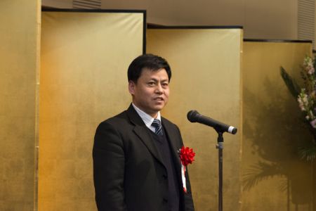 中国驻日本大使馆领事王树凡在致辞