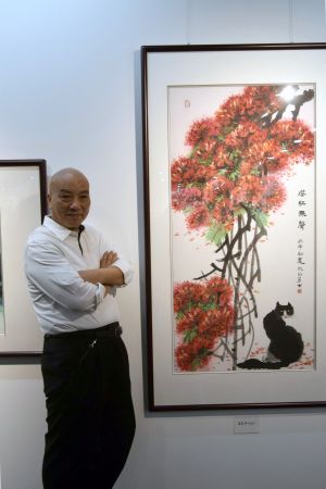 王治洪和他的作品《落红无声》 王治洪和他的作品《落红无声》