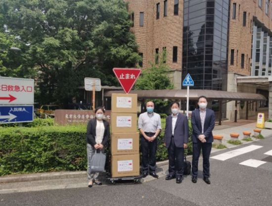 向东京大学附属病院捐赠物资 向东京大学附属病院捐赠物资