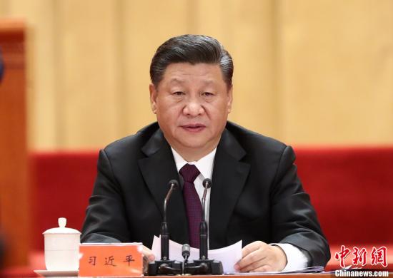 12月18日,庆祝改革开放40周年大会在北京人民大会堂隆重举行。中共中央总书记、国家主席、中央军委主席习近平在大会上发表重要讲话。中新社记者